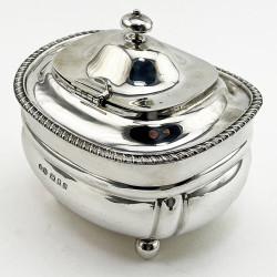 Good Quality and Stylish Sterling Silver Tea Caddy
