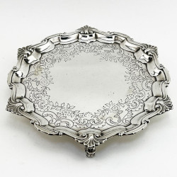 Good Quality Hamilton & Inches Sterling Silver Salver (1907)