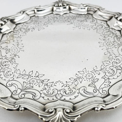 Good Quality Hamilton & Inches Sterling Silver Salver