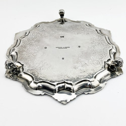 Good Quality Hamilton & Inches Sterling Silver Salver