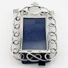 Pretty Rectangular Victorian Sterling Silver Photo Frame