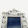 Pretty Rectangular Victorian Sterling Silver Photo Frame