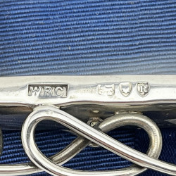 Pretty Rectangular Victorian Sterling Silver Photo Frame
