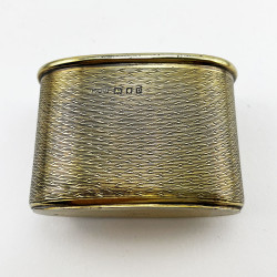 Asprey of London Sterling Silver and Glass Hip Flask