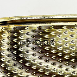 Asprey of London Sterling Silver and Glass Hip Flask