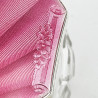 Large Pink Guilloche Enamel and Sterling Silver Dressing Table Jar