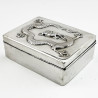 Good Quality Antique Chinese Sterling Silver Cigarette or Trinket Box