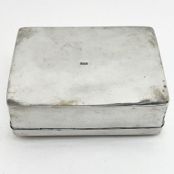 Good Quality Antique Chinese Sterling Silver Cigarette or Trinket Box