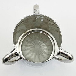 Smart Late Victorian Silver Plated Three Handle Loving Cup or Trophy