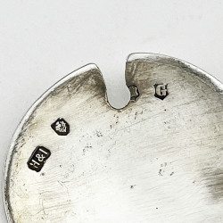 Pretty Sterling Silver Mustard Pot in the Form of a Thistle