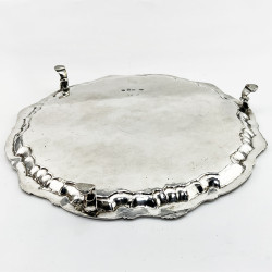 Good Quality George II Sterling Silver Salver