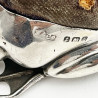 Unusual Edwardian Sterling Silver Frog Pin Cushion
