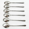 Beautiful Boxed Set of Six Coloured Enamel Tea Spoons