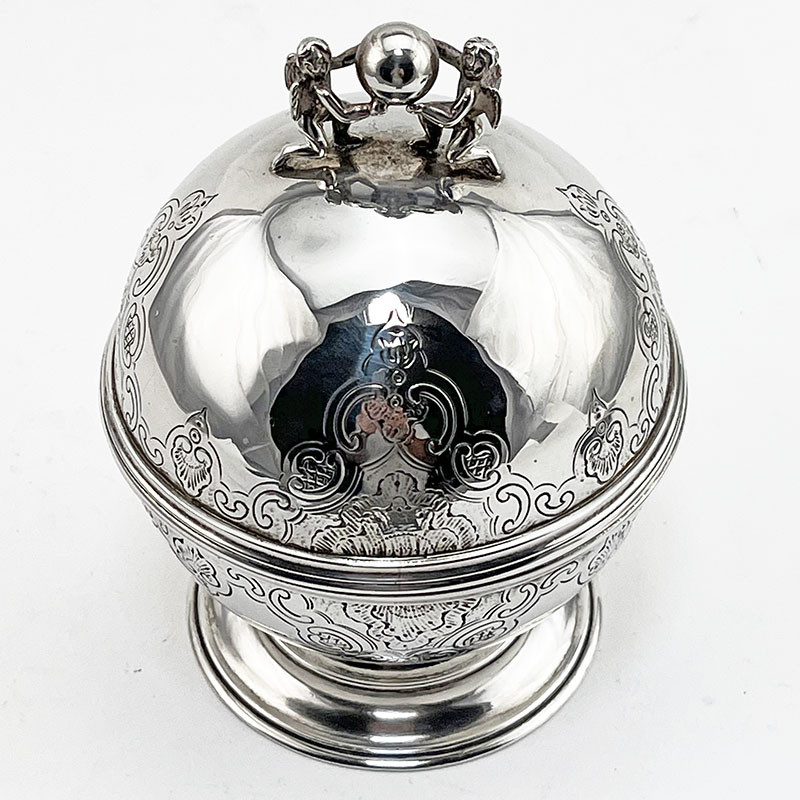 Good Quality Paul Storr George III Sterling Silver Soap Box (1817)