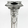 Pair of Classical Style Edwardian Sterling Silver Candlesticks