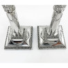 Pair of Classical Style Edwardian Sterling Silver Candlesticks