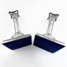 Pair of Classical Style Edwardian Sterling Silver Candlesticks