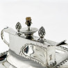 Edwardian 9 Troy Oz Sterling Silver Table Cigar Lighter