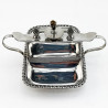 Edwardian 9 Troy Oz Sterling Silver Table Cigar Lighter