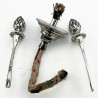 Edwardian 9 Troy Oz Sterling Silver Table Cigar Lighter