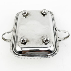 Edwardian 9 Troy Oz Sterling Silver Table Cigar Lighter