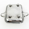 Edwardian 9 Troy Oz Sterling Silver Table Cigar Lighter