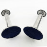 Smart Simple Looking Pair of Edwardian Sterling Silver Candlesticks