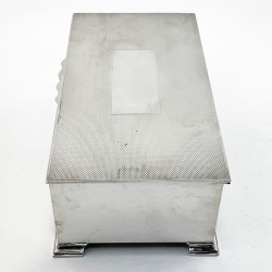 Mappin & Webb Solid Lid Sterling Silver Cigarette or Trinket Box