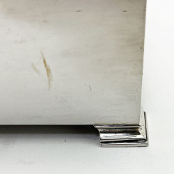 Mappin & Webb Solid Lid Sterling Silver Cigarette or Trinket Box