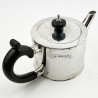 Rare and Unusual Small Georgian Bachelor Size Sterling Silver Teapot