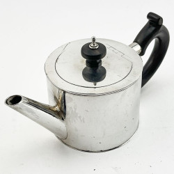 Rare and Unusual Small Georgian Bachelor Size Sterling Silver Teapot (1806)