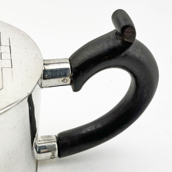 Rare and Unusual Small Georgian Bachelor Size Sterling Silver Teapot