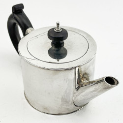Rare and Unusual Small Georgian Bachelor Size Sterling Silver Teapot