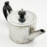 Rare and Unusual Small Georgian Bachelor Size Sterling Silver Teapot