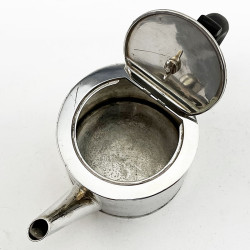 Rare and Unusual Small Georgian Bachelor Size Sterling Silver Teapot