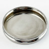 Large Guilloche Enamel and Sterling Silver Dressing Table Jar