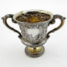 George III Sterling Silver and Gilt Two Handled Campana Shaped Cup (1793)