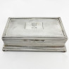 Decorative and Good Quality Sterling Silver Cigarette or Trinket Box (1928)