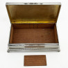 Decorative and Good Quality Sterling Silver Cigarette or Trinket Box
