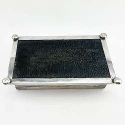 Decorative and Good Quality Sterling Silver Cigarette or Trinket Box
