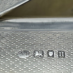 Decorative and Good Quality Sterling Silver Cigarette or Trinket Box