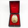 Stuart Devlin Sterling Silver Limited Edition Gilt Surprise Egg (1981)