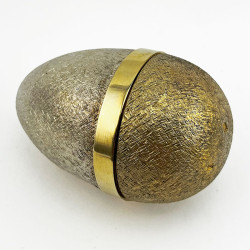 Stuart Devlin Sterling Silver Limited Edition Gilt Surprise Egg