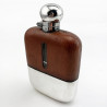 Very Good Original Condition Silver Plated Hip Flask (c.1920)