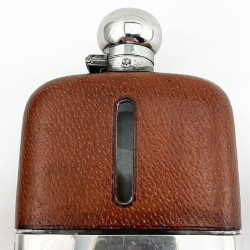 Very Good Original Condition Silver Plated Hip Flask