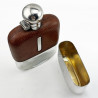 Very Good Original Condition Silver Plated Hip Flask