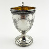 Unusual Victorian Sterling Silver Christening Mug