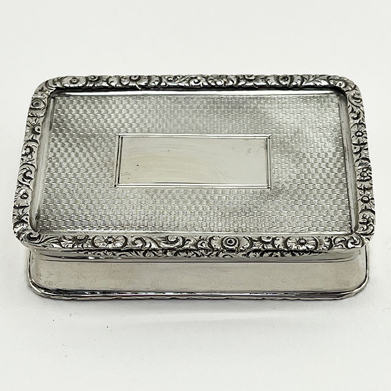 George Unite Sterling Silver Snuff or Trinket Box (1924)
