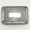 George Unite Sterling Silver Snuff or Trinket Box