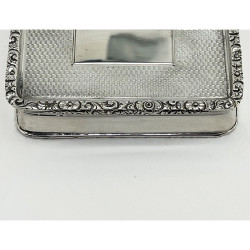 George Unite Sterling Silver Snuff or Trinket Box